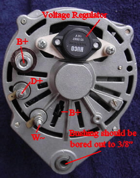 Alternator Wiring Diagram on Wiring Schematics  This Unit May Actuallybe A 90a Alternator From A