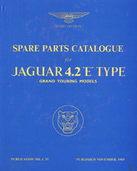 Official E-Type 4.2 (Series I) Spare Parts Catalog