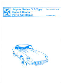 Official E-Type V12 OTS Spare Parts Manual